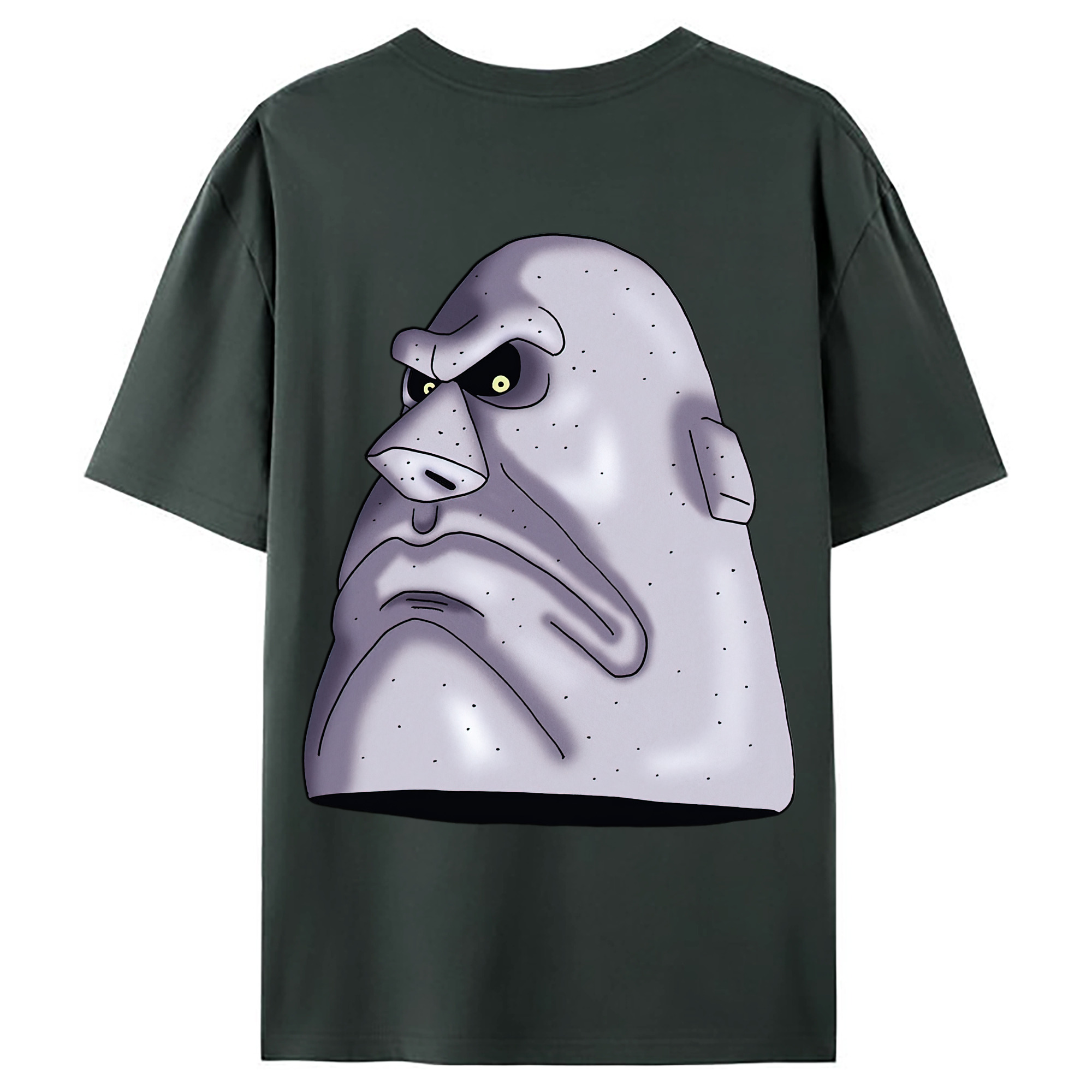（画像用） ドラゴンクエスト Doragon Kuesuto Dragon Quest 綿100％ メンズ半袖Tシャツ（バックプリント） 通気性